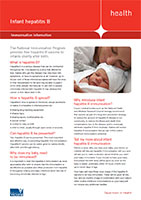 Infant hepatitis B